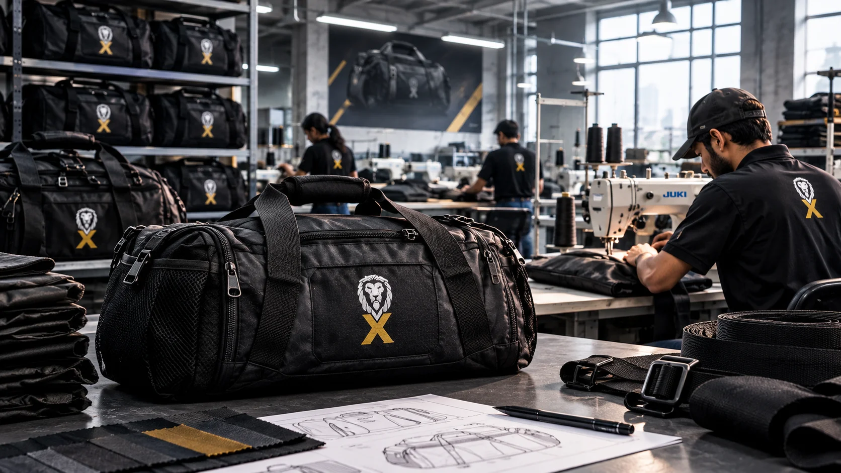 Sports bags manufacturing and export facility in Pakistan